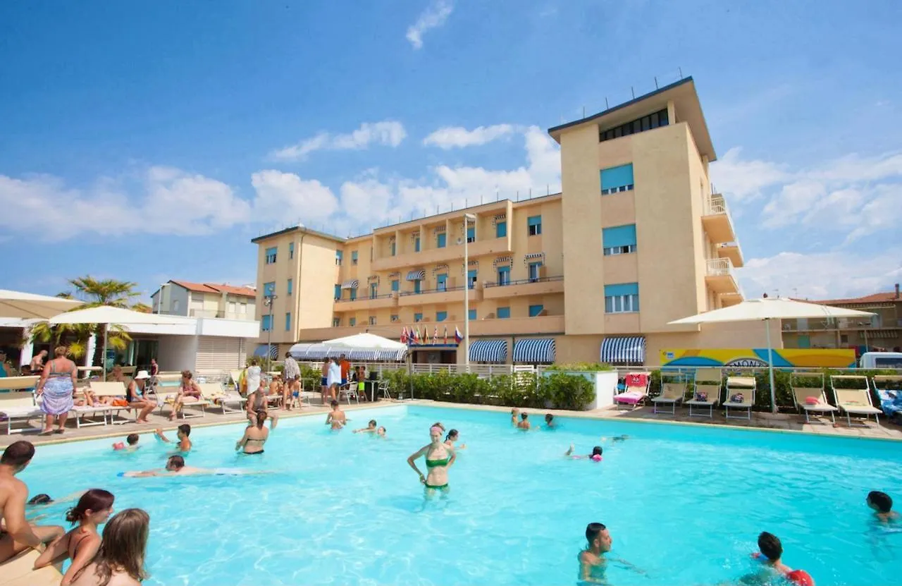 ***  Isa-Double Room With Balcony And Side Sea View In Hotel With Swimming Pool In Marina Di Cecina, Just 10 Meters From The Sea Cecina  Italy